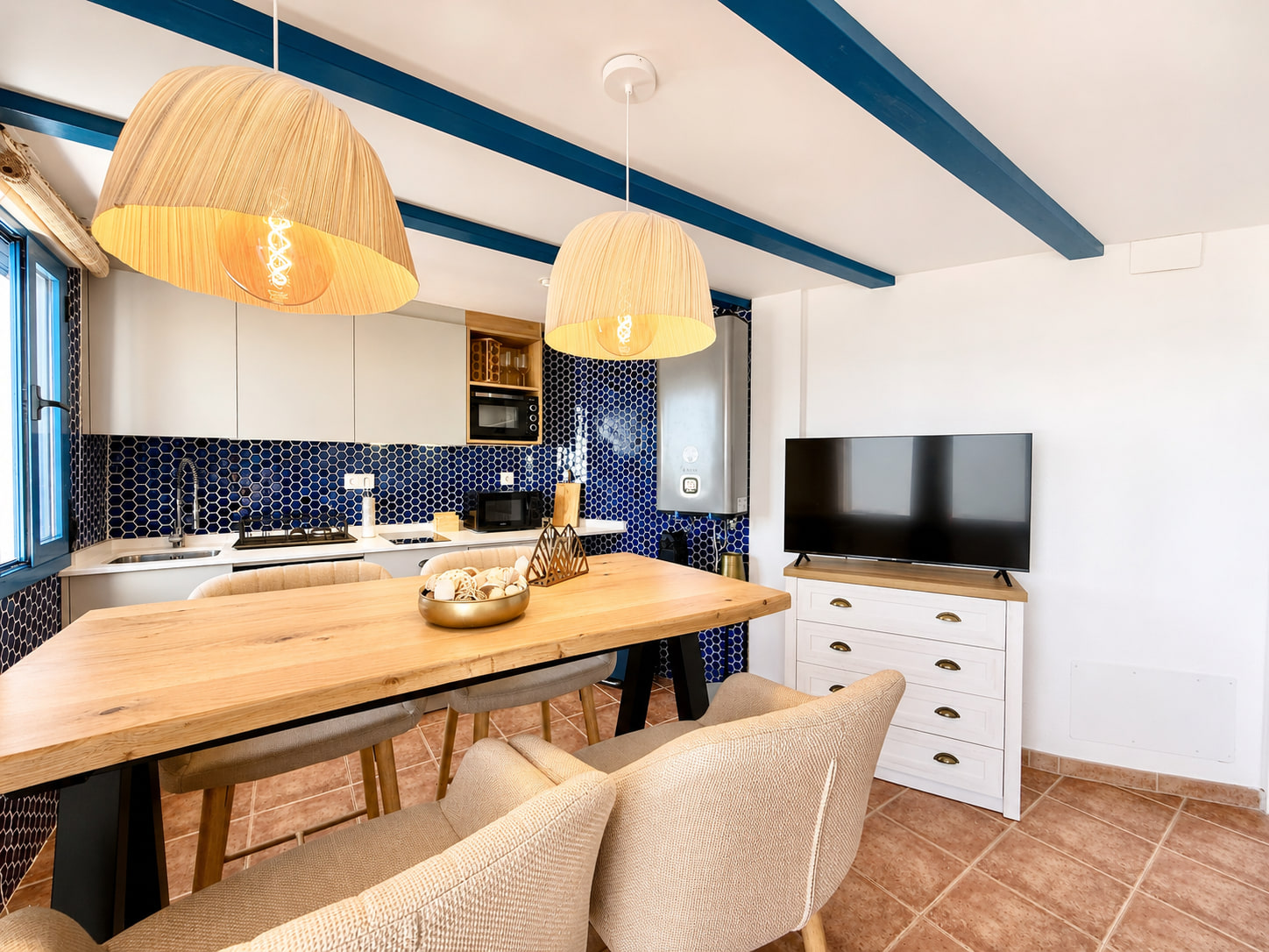 Detalle de la cocina del Apartamento Perla