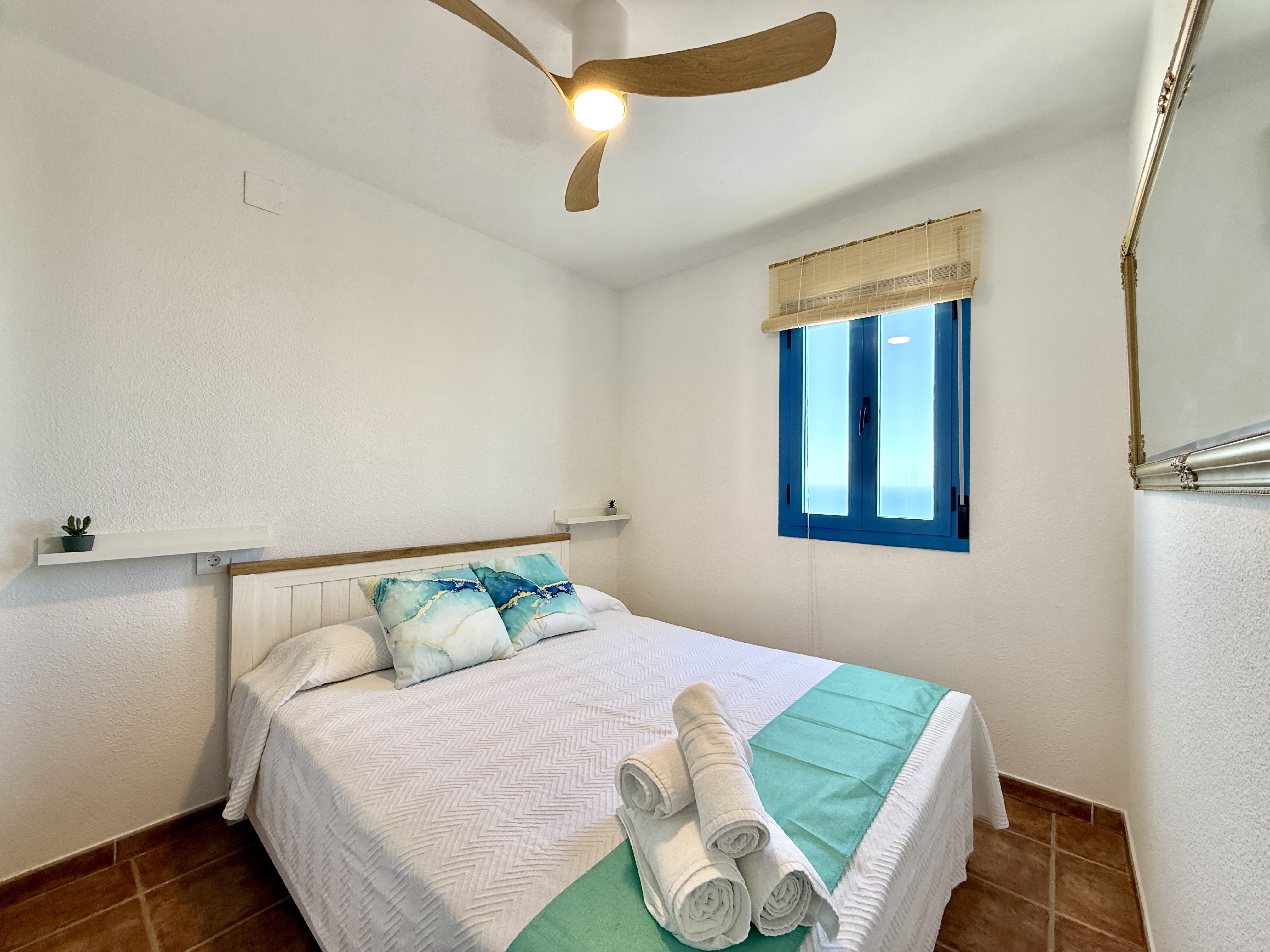 Dormitorio principal del Apartamento Perla